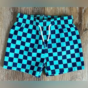 Cat & Jack Baby Boy Checkered Swim Trunk Size 6-9 Months